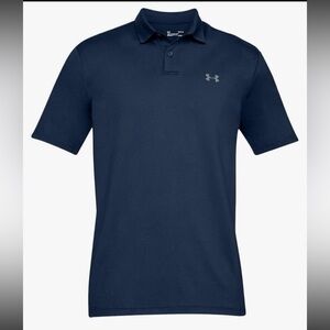 Under Armour Polo Shirt Adult Medium Playoff Golf Performance Blue UA Men’s